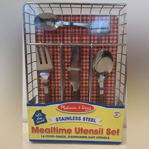 Melissa & Doug Stainless Steel Flatware Set